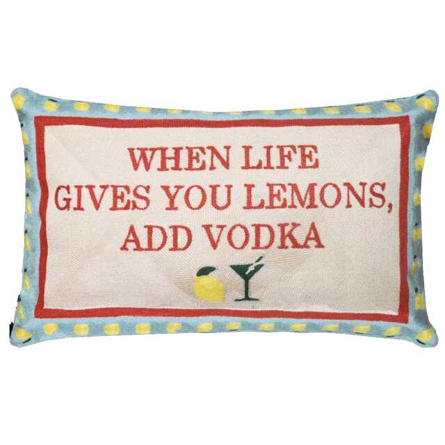 When Life Gives You Lemons Needlepoint Cushion - image 1