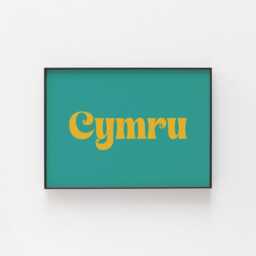 Cymru Print - Welsh Word Art, Stylish Decor For Wales Lovers, Great Gift Anyone Proud Of Wales, High Quality Premium Posters Home - thumbnail 2