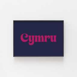 Cymru Print - Welsh Word Art, Stylish Decor For Wales Lovers, Great Gift Anyone Proud Of Wales, High Quality Premium Posters Home - thumbnail 3