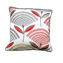 "Floral Cotton Cushion Cover ""Dandelion" - thumbnail 1