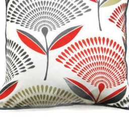 "Floral Cotton Cushion Cover ""Dandelion" - thumbnail 3