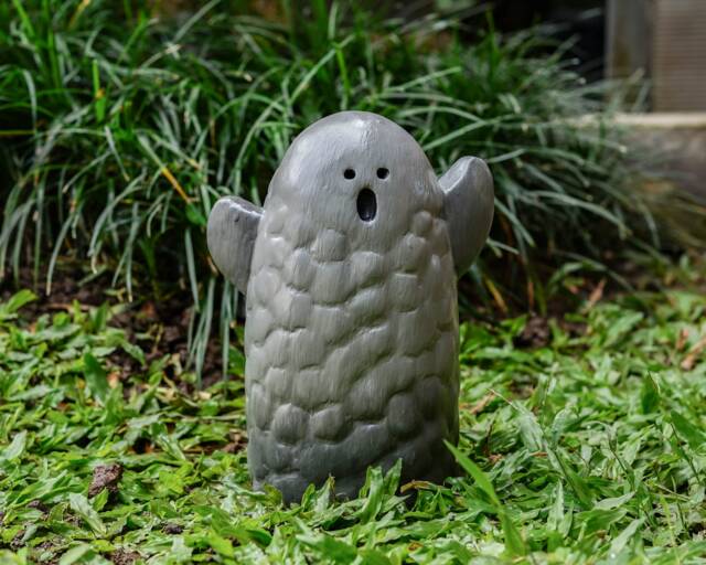 Grey Contemporary Statue 8 Inch/20 cm, Room Decor, House Garden Birthday Gift, Gift For Her, Him, Holiday Decor - image 1