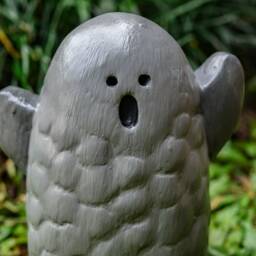 Grey Contemporary Statue 8 Inch/20 cm, Room Decor, House Garden Birthday Gift, Gift For Her, Him, Holiday Decor - thumbnail 2