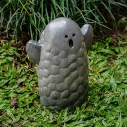 Grey Contemporary Statue 8 Inch/20 cm, Room Decor, House Garden Birthday Gift, Gift For Her, Him, Holiday Decor - thumbnail 4