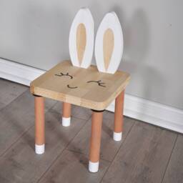 Kids Wooden Table & Chair Set For Playroom Nursery Decor - thumbnail 3