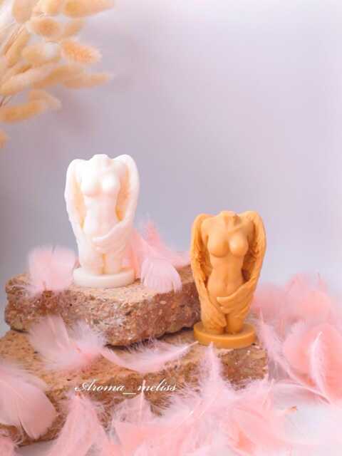 Handcrafted Angel Body Candle Soy & Bee Wax Blend - image 1