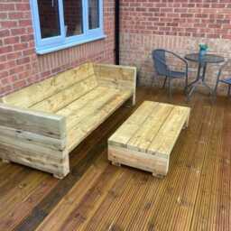 Garden Furniture. Sleeper 2 Seater Sofa. Also Available As A 3 Or 4 & in Corner - thumbnail 3