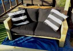 Garden Furniture. Sleeper 2 Seater Sofa. Also Available As A 3 Or 4 & in Corner - thumbnail 1