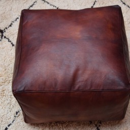 Pouf, Moroccan, Moroccan Handmade Leather Poufs, Footstool, Pouf Chair, Floor Pouf, Floor Pillow, Room Furniture, Poufs Moroccan, Chairs Ottomans - thumbnail 2