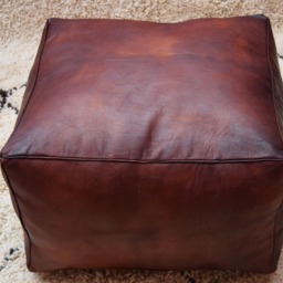 Pouf, Moroccan, Moroccan Handmade Leather Poufs, Footstool, Pouf Chair, Floor Pouf, Floor Pillow, Room Furniture, Poufs Moroccan, Chairs Ottomans - thumbnail 3