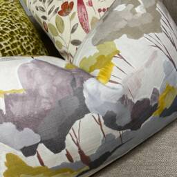 Handmade Cushion Cover Abstract Trees John Lewis & Partners Brampton Fabric Farmhouse Rustic Home - thumbnail 2