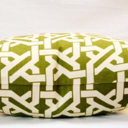 Green Geometric Pillow Cover, Richloom Cotton Cushion 20 - thumbnail 2