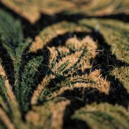 William Morris Acanthus Doormat, Botanical Arts & Crafts Floral Rug - thumbnail 2
