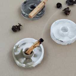 Minimalist Palo Santo Holder Nordic Candle Holder, Scandi Home Decor - thumbnail 3