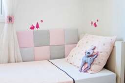 Headboard Panels, Upholstered Headboard, Kid's Room & Dorm Single Twin Xl Full Queen King Size Fabric Wall Tiles, Montessori Double Bed