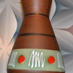 Vintage 1970S Brown Ceramic Vase By Carstens T??nnieshof Fat Lava Design - thumbnail 3
