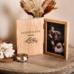 Personalised Couples Book Photo Frame - thumbnail 2