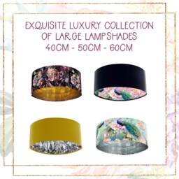 Hot Pink Velvet Lamp Shade With Leopard Print Lining - thumbnail 3