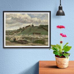 Vincent Van Gogh Art Reproduction Posters - Poster Printing Wall Print For Home Office Decor The Hill Of Montmartre 2 - thumbnail 3