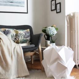 Floor Lamp Handmade in Paper - thumbnail 2