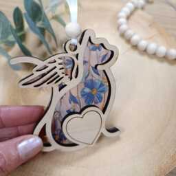 Memorial Cat Suncatcher Gift - Loss Of Christmas Tree Pet Poem - thumbnail 4