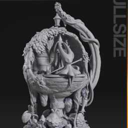 Hornet - Hollow Knight Silksong 3D Printed 110 Scale - thumbnail 4