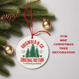 Griswold & Co. Christmas Tree Farm' Mdf Decoration Secret Santa, Stocking Filler, National Lampoons Inspired, Vacation - thumbnail 3