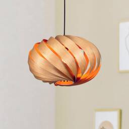 Pendant Lamp For The Living Room Or Ceiling Light Dining Table. Handmade From Genuine Wood - thumbnail 3