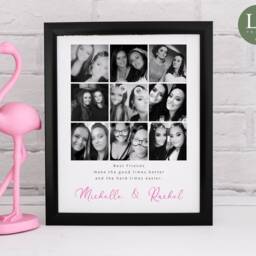 Personalised Best Friends Birthday Print Christmas Gift - thumbnail 3