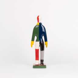 Handmade Malevich-Inspired Ceramic Sculpture Suprematism Art Doll