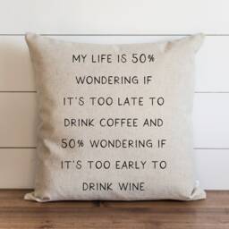 50 Percent // 18 X 20 Pillow Cover Everyday Throw Gift Accent Cushion - thumbnail 1