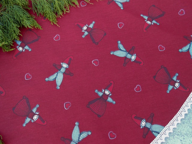 Christmas Tree Skirt Decor Holiday Scandinavian Gift Ornament Gnome Nisse Swedish Nordic - image 1