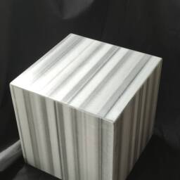 Handmade Marmara Marble Cube Coffee Table Special Pattern - thumbnail 2