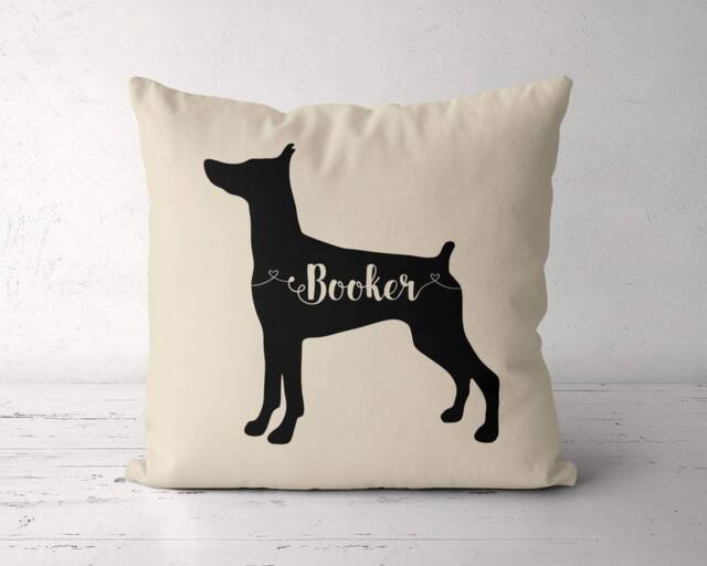 Custom Doberman Pinscher Pillow, Personalized Pillow Case Cover, Christmas Gift, Birthday Gift For Lover Owner - image 1