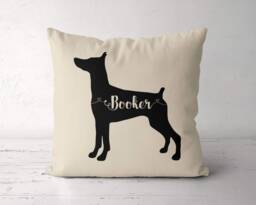 Custom Doberman Pinscher Pillow, Personalized Pillow Case Cover, Christmas Gift, Birthday Gift For Lover Owner - thumbnail 1