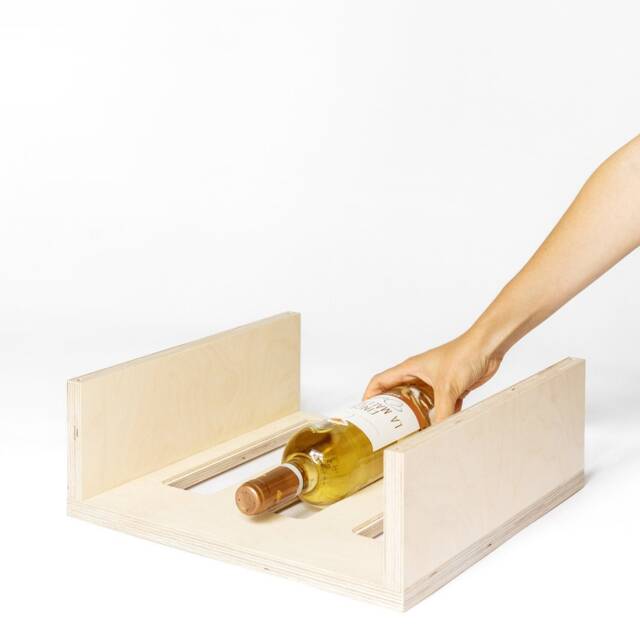 Stackable & Modular Bottle Rack For Wine Cava. Organize Your Bottles With Style Versatility, Adjust Its Design To Liking.el Celler1 - image 1