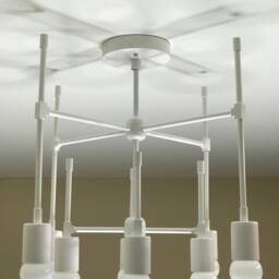 Acantha 8 Light Modern Geometric Mid Century Abstract Chandelier - thumbnail 4
