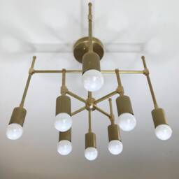 Acantha 8 Light Modern Geometric Mid Century Abstract Chandelier - thumbnail 2