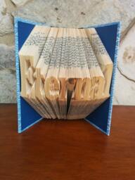 Eternal - Folded Book Art Fully Customizable, Lds, Eternity, Marriage, Wedding - thumbnail 1