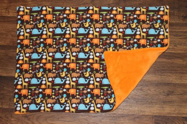 Safari Animals Baby Doll Blanket/Lovey - image 1