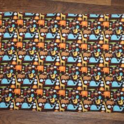 Safari Animals Baby Doll Blanket/Lovey - thumbnail 2