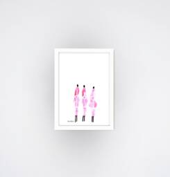 Framed Print, Colorful Abstract Art Africa Inspiration, Kitchen Wall Art, Bedroom Minimalist Art, Original Gift - thumbnail 1