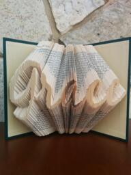 Grace - Folded Book Art Fully Customizable, Graceful, Religious - thumbnail 1