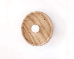 Travertine Round Modern Light Fixture Sconce Vanity Wall Kitchen Lighting Powder Room