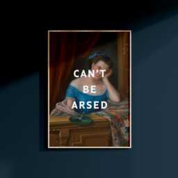 Funny Quote Art Print - Modern Renaissance Altered Painting - thumbnail 2
