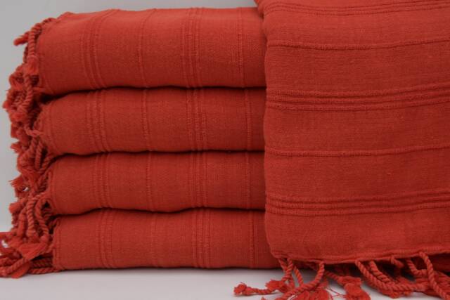 "Coral Towel, Stone Washed Towel, 33""x65" - image 1