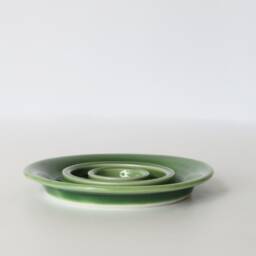 Handmade Porcelain Soap Dish - Thrown Pottery With Drainage - thumbnail 4