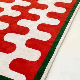 Hand Tufted Rug - Bright Abstract 100% Wool Designer Rugs For Living Room, Bedroom, Kids & Dining Room Decor - thumbnail 3