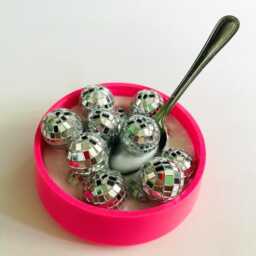 Disco Ball Cereal Wall Hanging Dopamine Kitchen Decor