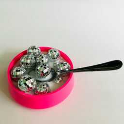 Disco Ball Cereal Wall Hanging Dopamine Kitchen Decor - thumbnail 3